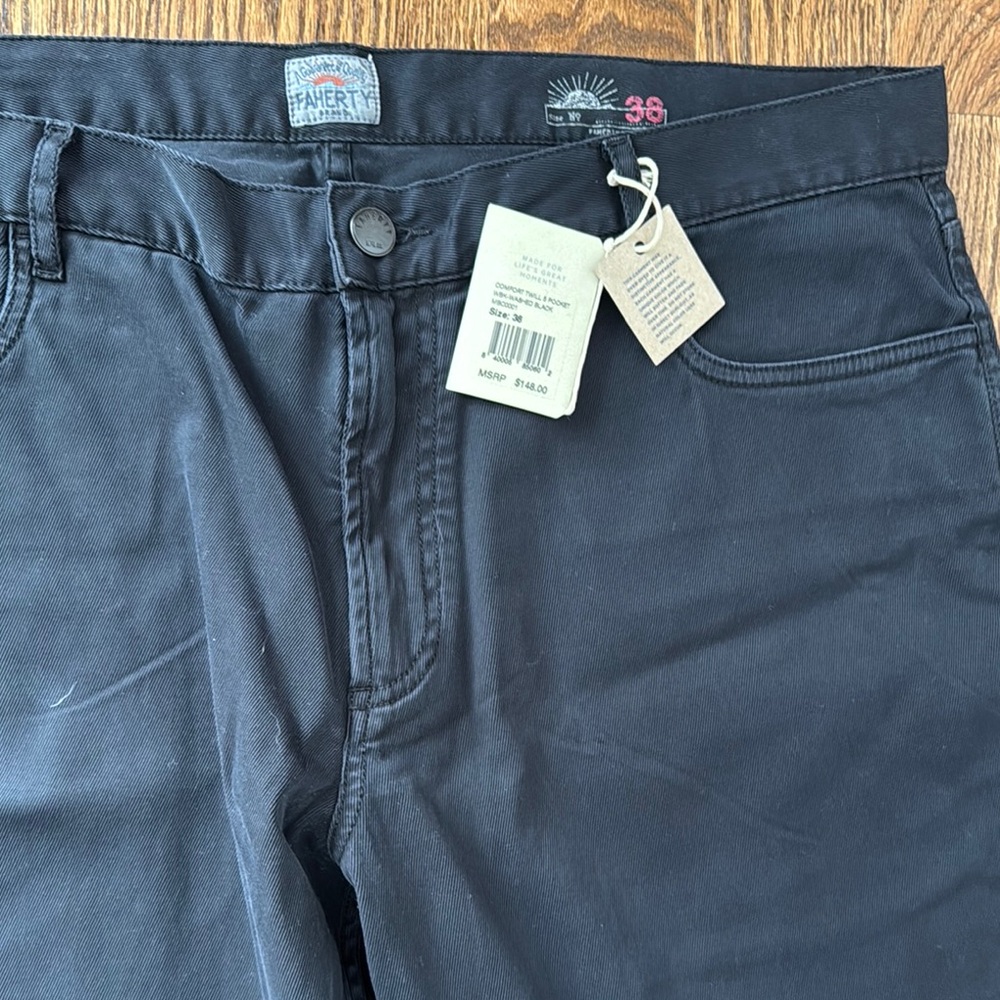 Faherty Black Chinos Classic Style